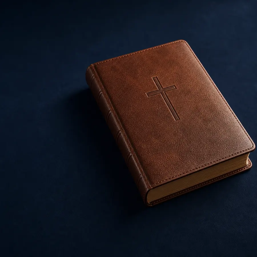 Geschlossene Bibel als Symbol für gemeinsames Lernen